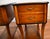 1940s 1940s Shaw Decorating Corp English Regency Satinwood Pair Side Tables End Tables For Sale - Image 5 of 14