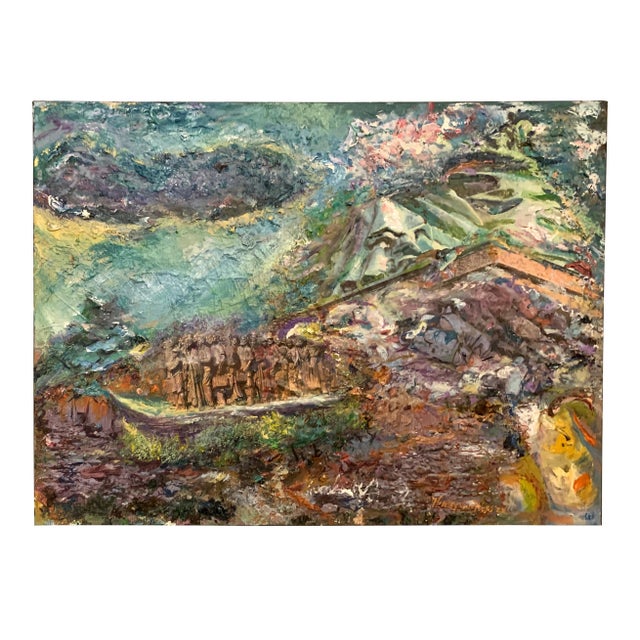 "Liberty", Contemporary, Abstract, Oil Painting, by Van Ness For Sale