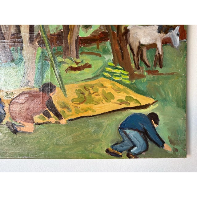 Abstract 1971 Vintage C. Stanley Impressionist Oil on Canvas Painting/ Sold For Sale - Image 3 of 12