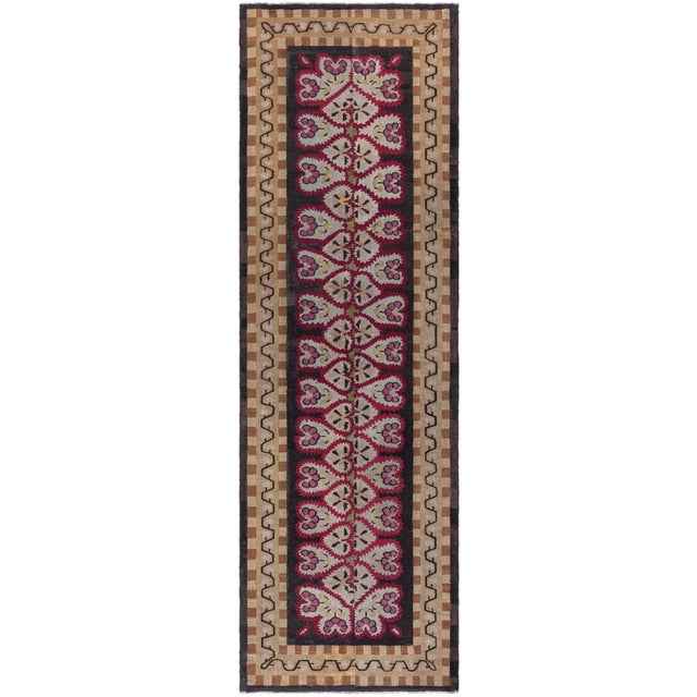 Antique French Aubusson Runner Rug Doris Leslie Blau For Sale