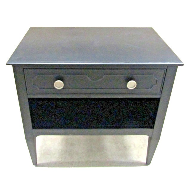 The Fairfield Chair Company Black One Drawer Nightstand with Built In Outlets and Charging Ports is a traditional-style...
