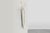 French White Lacquered Metal Mirror with Looped Wire Frame and Fan Crest, 1950s For Sale - Image 4 of 13