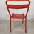 Red Iron Garden Chairs from Tolix, 1950s, Set of 4 For Sale - Image 8 of 18