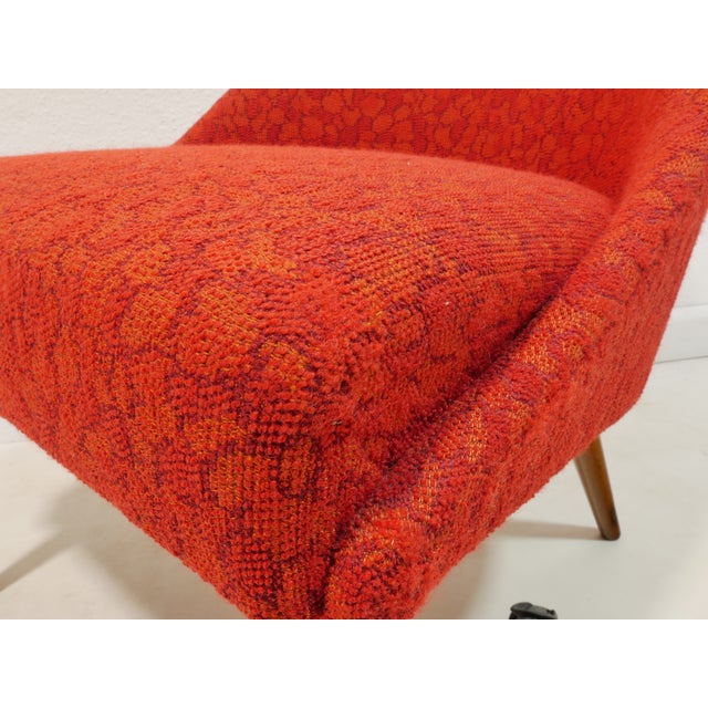 Red Set of Vintage German Cocktail Chairs, 1960s For Sale - Image 8 of 14