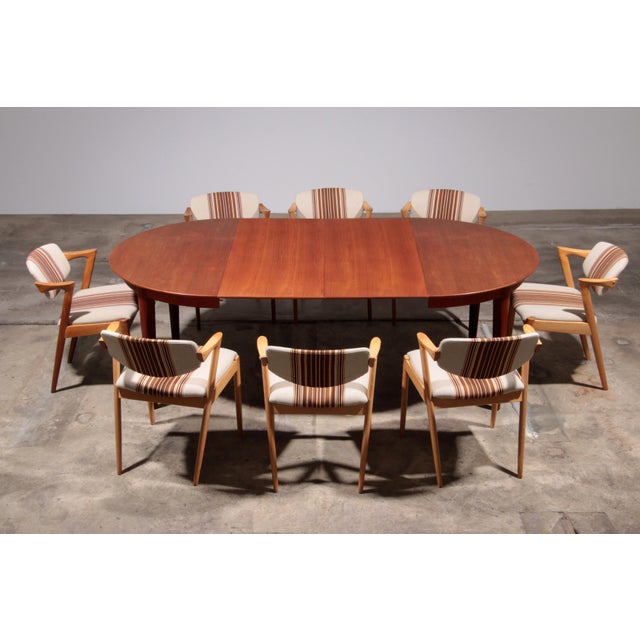 Large Teak Dining Table by Henning Kjærnulf, 1960s For Sale - Image 11 of 18