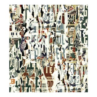Jean Paul Gaultier for The House of Scalamandre Affiches Wallcovering, Naturel For Sale