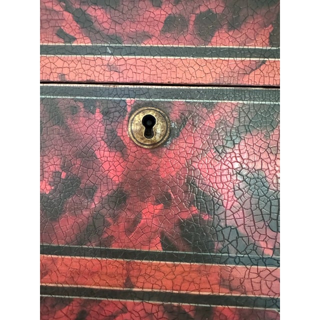 Theodore Alexander Georgian Style Decoupaged Mahogany Cellarette Box on Stand For Sale - Image 11 of 11