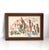 Framed nail and string art A wonderful example of the nail and string art done in the 1970s. This piece features a city...