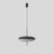 Gino sarfatti lamp model 2065. Black white diffuser, black hardware, black cable. Manufactured by astep model 2065 design...