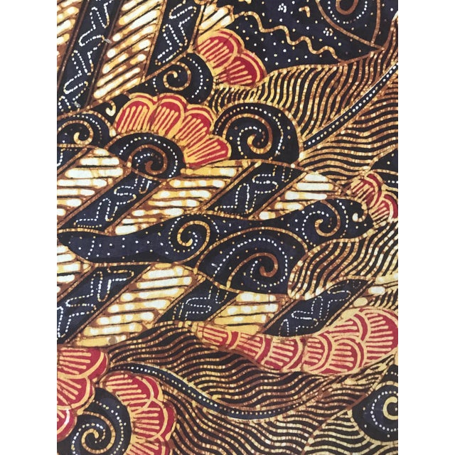 Vintage MidCentury Indonesian Folk Art Hand Made Batik Art From the