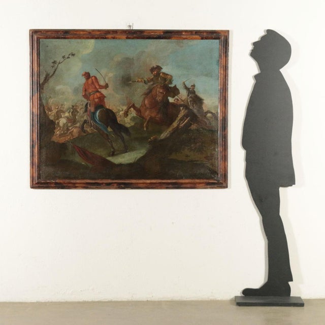 Oil on canvas. Mittel-European School. There is a No.S monogram on the back and numbers probably from an inventory. The...