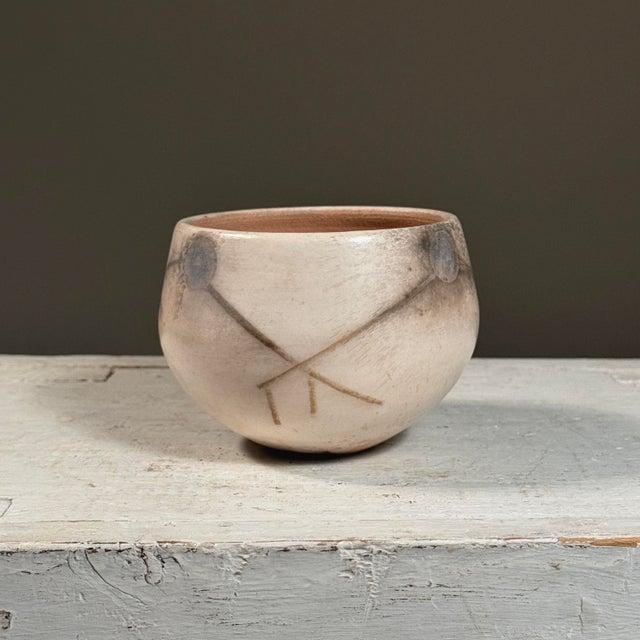 Postmodern Vintage Small Postmodernist Raku Fired Bowl, Signed For Sale - Image 3 of 6