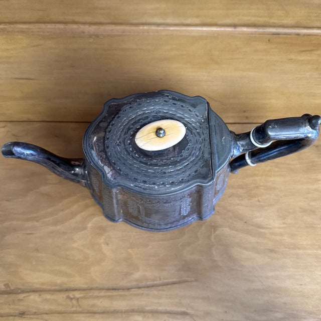 English Antique English Tea Pot For Sale - Image 3 of 8