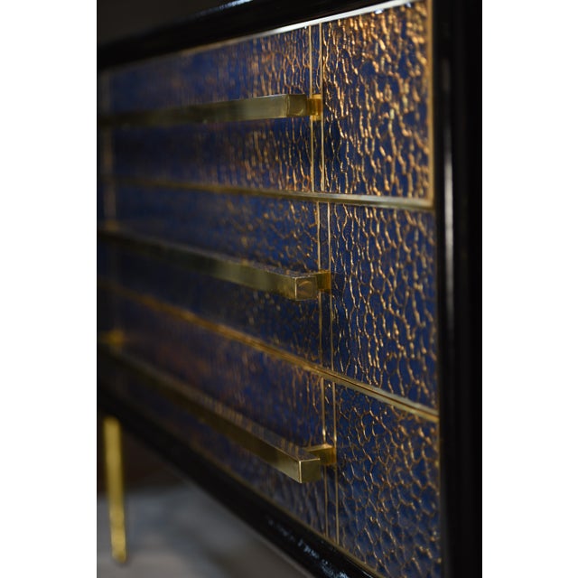 Sapphire Blue Murano Glass Chest of Drawers from Justfurnituress For Sale - Image 4 of 18