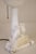 1930s Art Deco Carved Alabaster Marble Two Love Birds Sculpture FairyTable Lamp Italy For Sale - Image 4 of 14