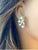 Metal Vintage Mid Century 14k White Gold Diamond Pearl Clip-on Earrings, A Pair For Sale - Image 7 of 8