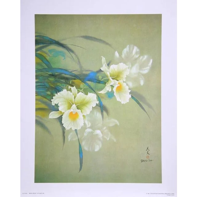 Artist: David Lee, Chinese (1944 - ) Title: White Orchid Year: 1981 Medium: Poster Size: 19 x 15 in. (48.26 x 38.1 cm)