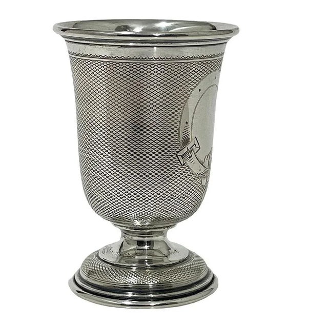 German Silver Goblet by Theodor Julius Gunther, 1886-1906 For Sale - Image 4 of 8