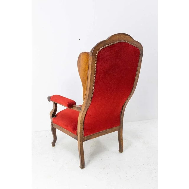 French Louis Philippe Armchair, 1800s For Sale - Image 6 of 10