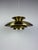 Danish Pendant Lam in Brushed Aluminium, 1970s For Sale - Image 4 of 4