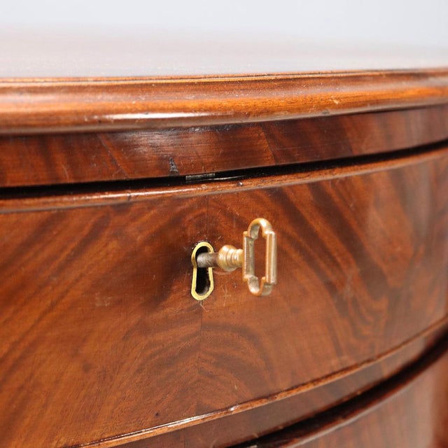 Small Chest of Drawers in Mahogany and Mahogany Feather For Sale - Image 4 of 10
