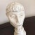 Vintage Plaster Bust of a Young Woman For Sale - Image 4 of 11
