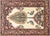A very fine and unusual antique Persian Feraghan Sarouk featuring an elegant Tree of Life design rising from a flowering...