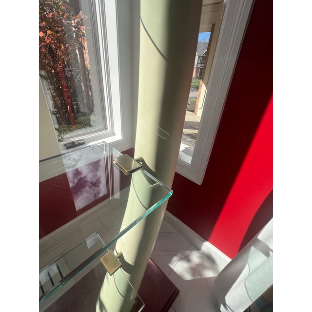 Stone Beautiful Faux Elephant Tusks Etagere . Circa 1960's For Sale - Image 7 of 7