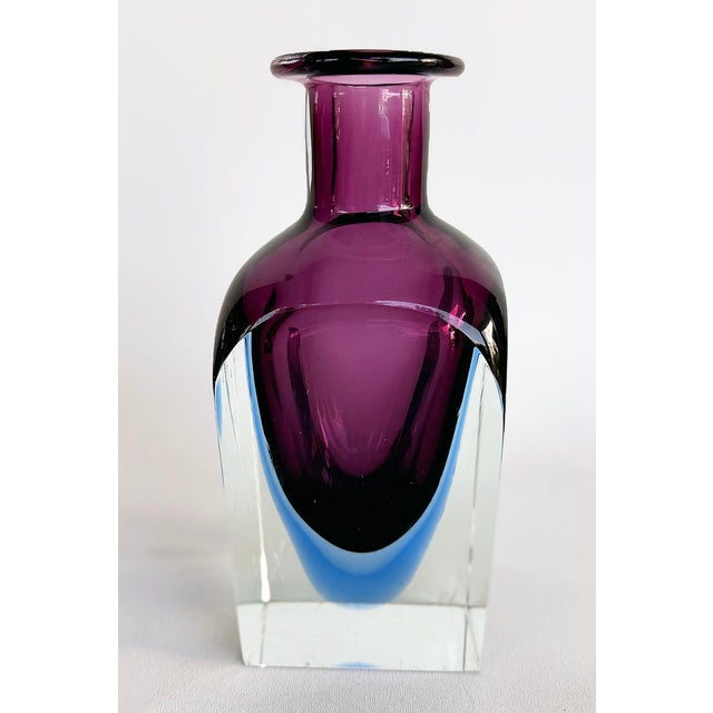 Mid 20th Century Mario Pinzano Seguso Vda Murano Sommeroso Decanter, Mid-Century Modern For Sale In Miami - Image 6 of 7