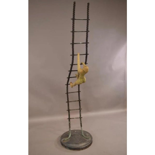 A large massive bronze by the noted German born Israeli artist Tolla Inbar. Titled “Ambition” signed and dated 1998. It is...