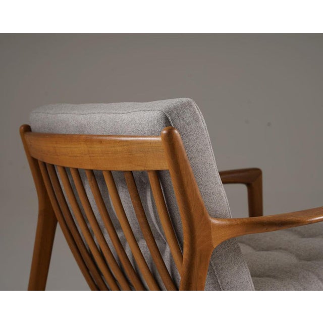 Wood Set of Mid-Century Scandinavian Model USA 75 Lounge Chairs attributed to Bertil Fridhagen from Bodafors, 1950s For Sale - Image 7 of 12