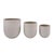 Contemporary Conical Light Grey Planter Small For Sale - Image 3 of 3