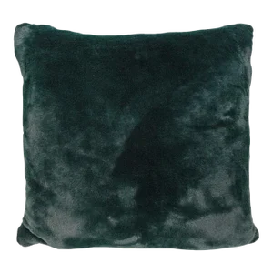 Green Forest Faux Fur Pillow