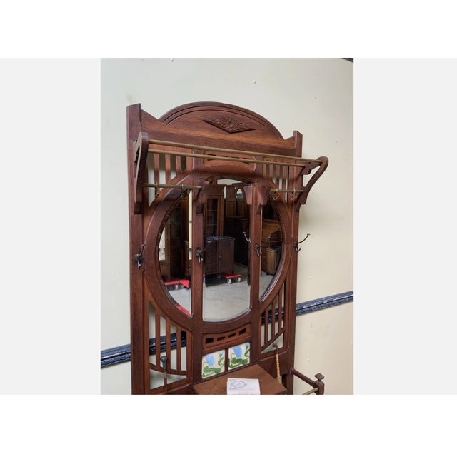 Antique Art Nouveau Wardrobe, 1910 For Sale - Image 3 of 10