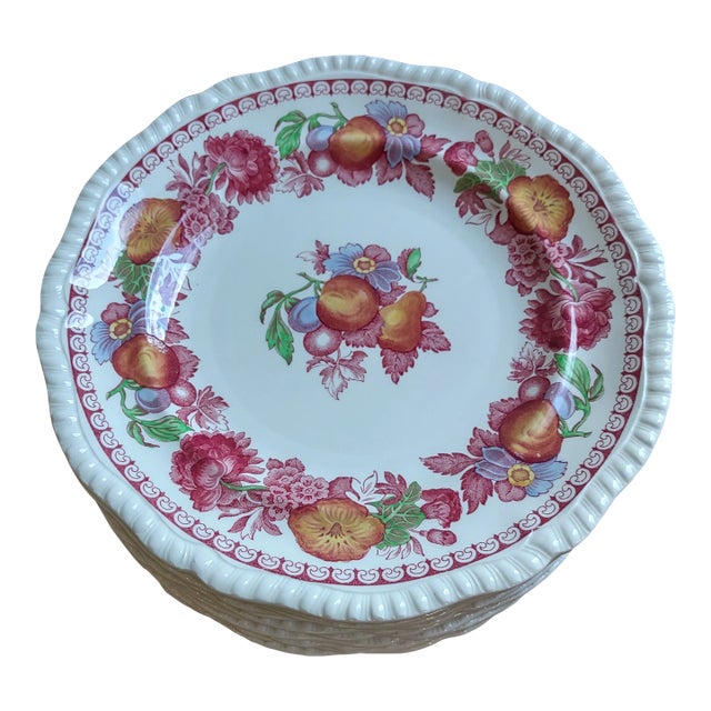 1920s Set of 12 Copeland Spode Plates For Sale
