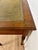Antique English Style Wooden Writing Table with Leather Top and Drawers, 1930s For Sale - Image 14 of 14