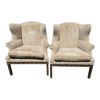 Dennis and Leen Wing Chairs For Sale