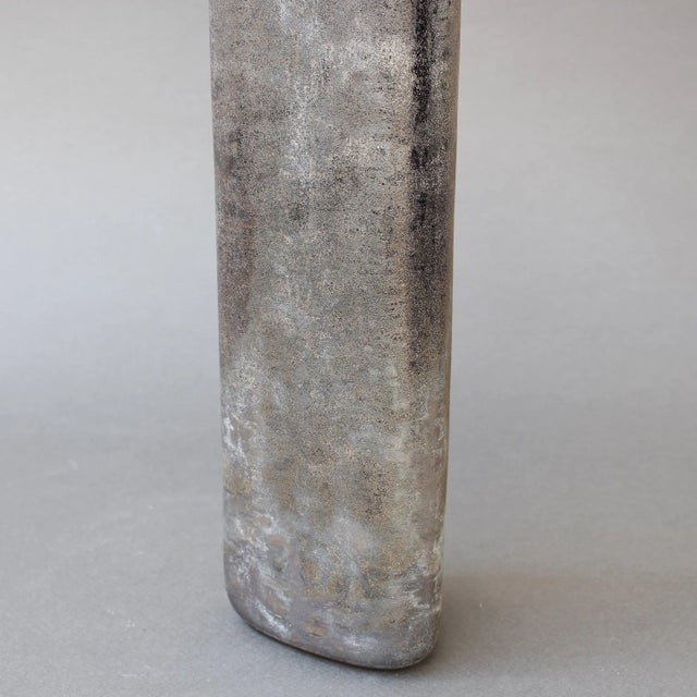 Italian Vintage Scavo Murano Glass Excavation Vase by Alfredo Barbini, 1970s For Sale - Image 10 of 18