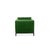 Maxalto by B&b Italia Lucrezia Soft Armchair Fabric Green Sam by Antonio Citterio from B&b Italia / C&b Italia For Sale - Image 9 of 11