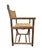 Mid 20th Century Vintage McGuire Furniture Laced Rawhide & Rattan Armchair For Sale - Image 5 of 9