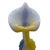 Yellow and Blue Murano Glass Flower Vase, Italy, 1960s For Sale - Image 4 of 6