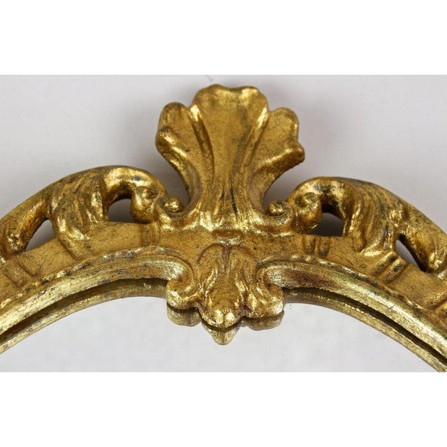 Baroque Handcarved Gilt Wall Mirror, Italy, 1790s For Sale - Image 11 of 18