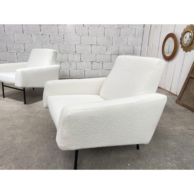 Living Room Set by Pierre Guariche for Airborne, 1950s, Set of 3 For Sale - Image 4 of 8