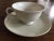 Cream Porcelain Cup and Saucer from Rosenthal, 1942, Set of 2 For Sale - Image 8 of 12