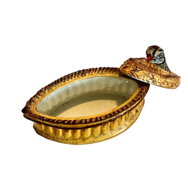 Two French Pillivuyt Trompe L’oeil Covered Game Tureens For Sale - Image 15 of 18
