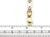 Contemporary Mid 20th Century Bar & Stirrup 18k Two Tone Gold Link Bracelet For Sale - Image 3 of 5
