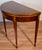 1910s Antique English Hepplewhite Mahogany Inlaid Console Table / Game Table For Sale - Image 4 of 10