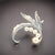 1990s 1990s Mikimoto Estate Akoya Pearl Brooch Pin Sterling Silver 6.10 mm For Sale - Image 5 of 10