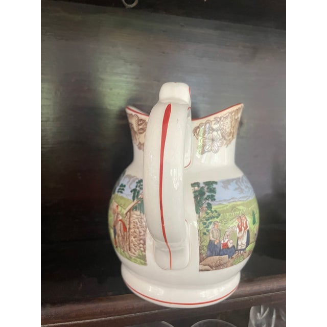 Early 20th Century Norwegian Egersund Fayence Ceramic Pitcher For Sale In Richmond - Image 6 of 10