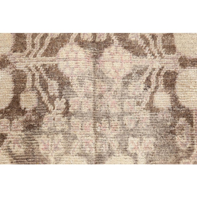 Midcentury Samarkand Handwoven Wool Rug Doris Leslie Blau For Sale - Image 9 of 10